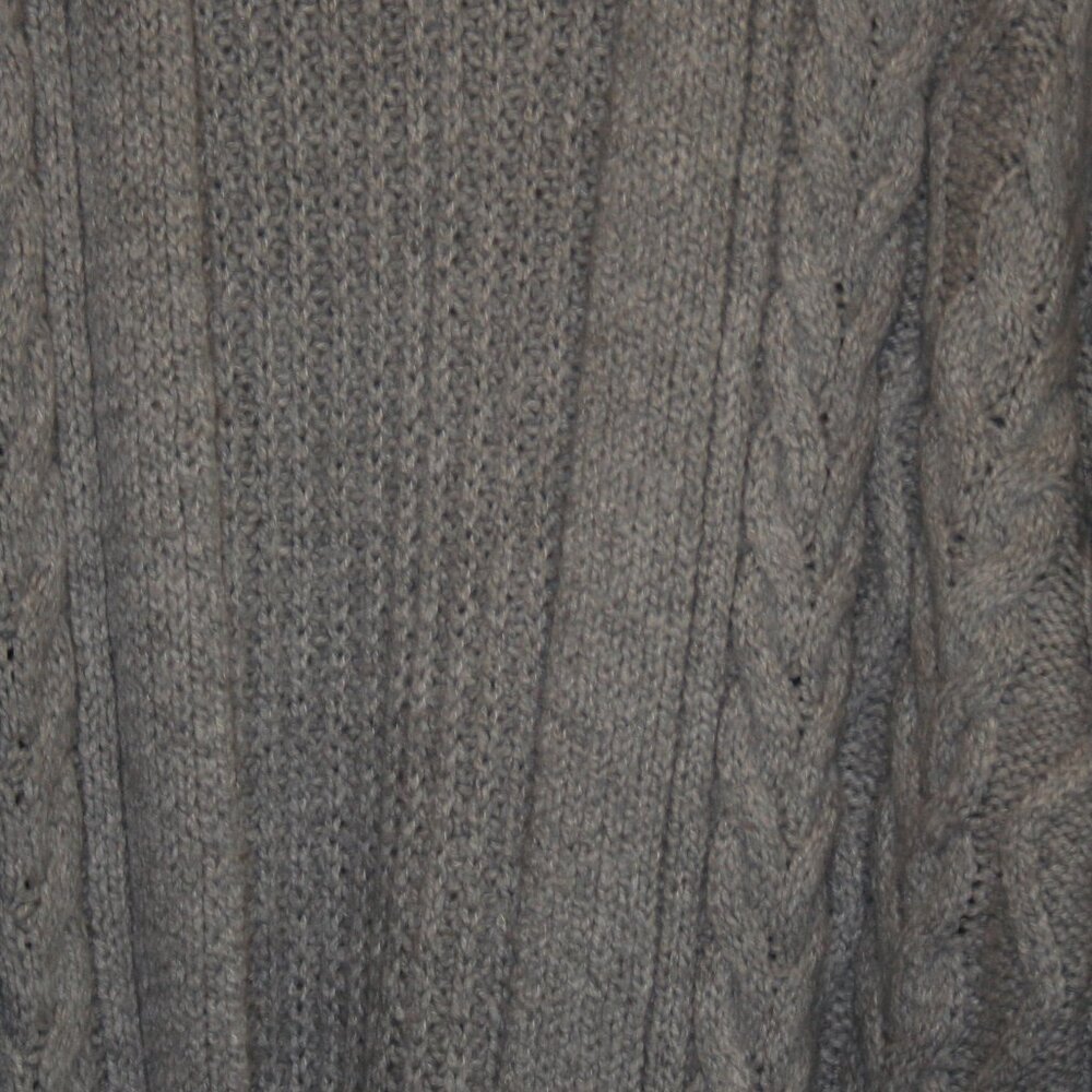 Lucky Brand Knit Open Front Long Cable Knit Cardigan Sweater with Pockets Sz XL - Picture 3 of 5